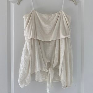 White Off the Shoulder Top